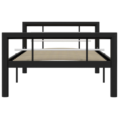Giroletto Nero e Bianco in Metallo 100x200 cm | homemem39