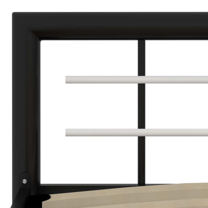 Giroletto Nero e Bianco in Metallo 100x200 cm | homemem39