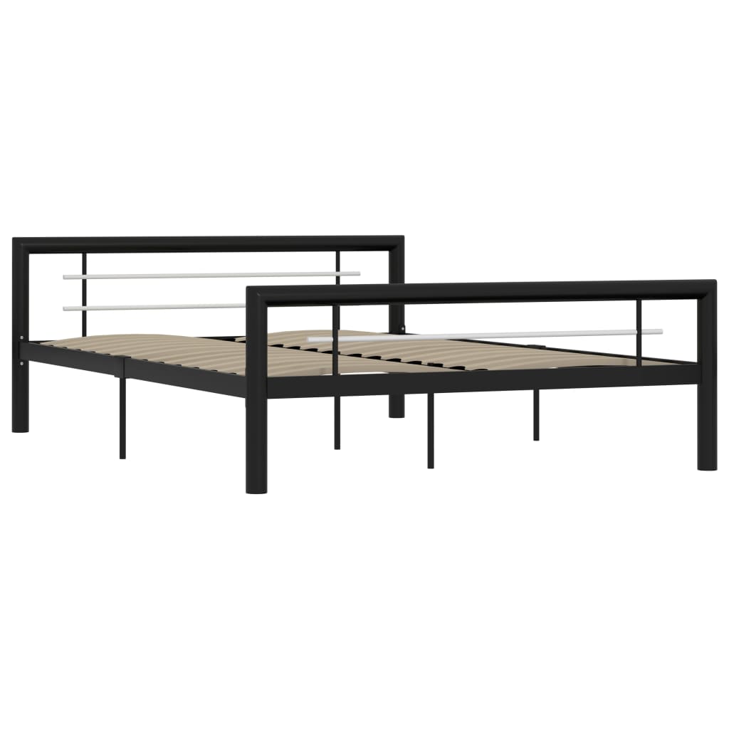 Giroletto Bianco e Nero in Metallo 120x200 cm | homemem39
