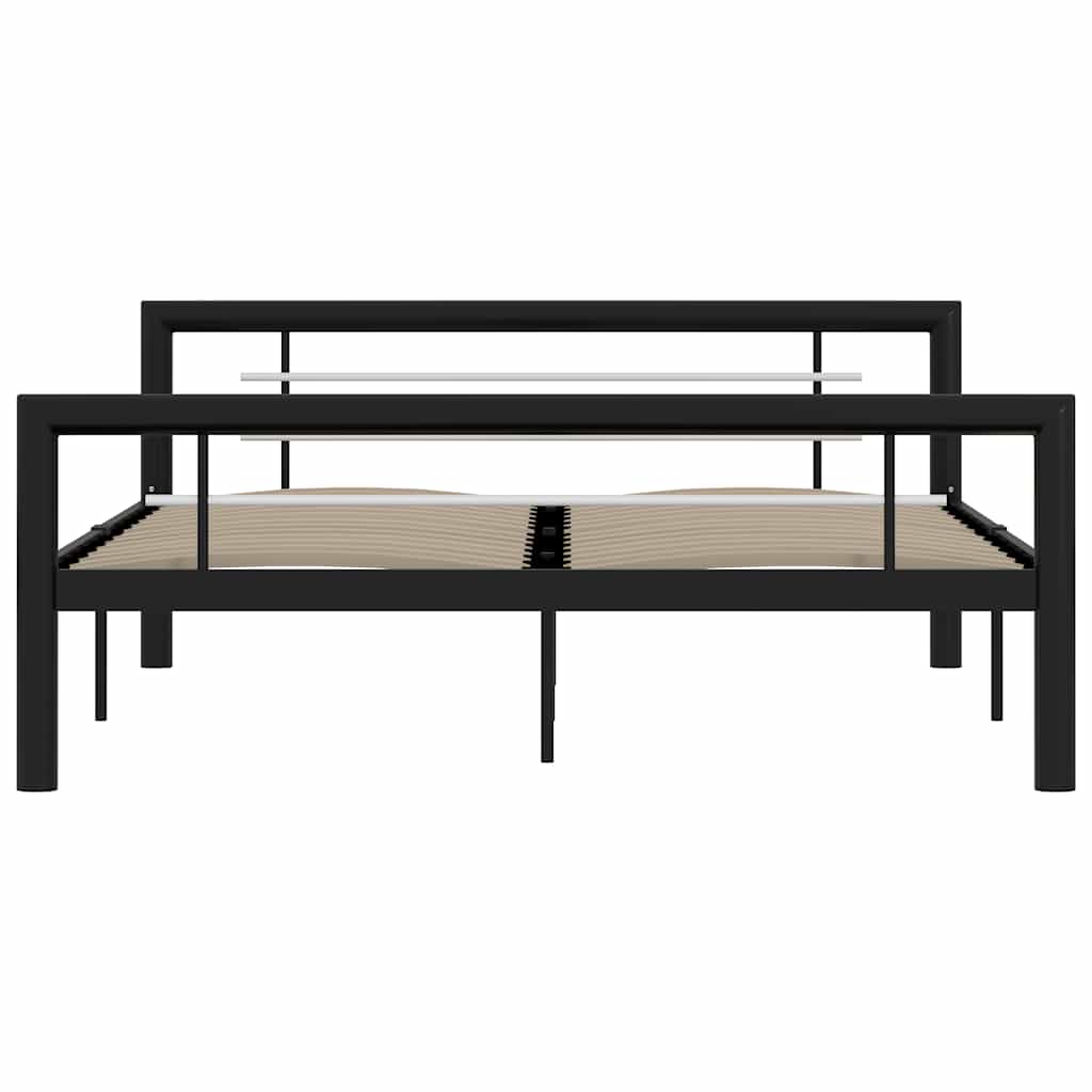 Giroletto Nero e Bianco in Metallo 140x200 cm | homemem39