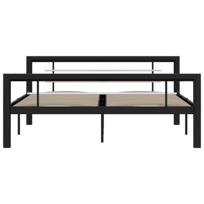 Giroletto Nero e Bianco in Metallo 160x200 cm | homemem39