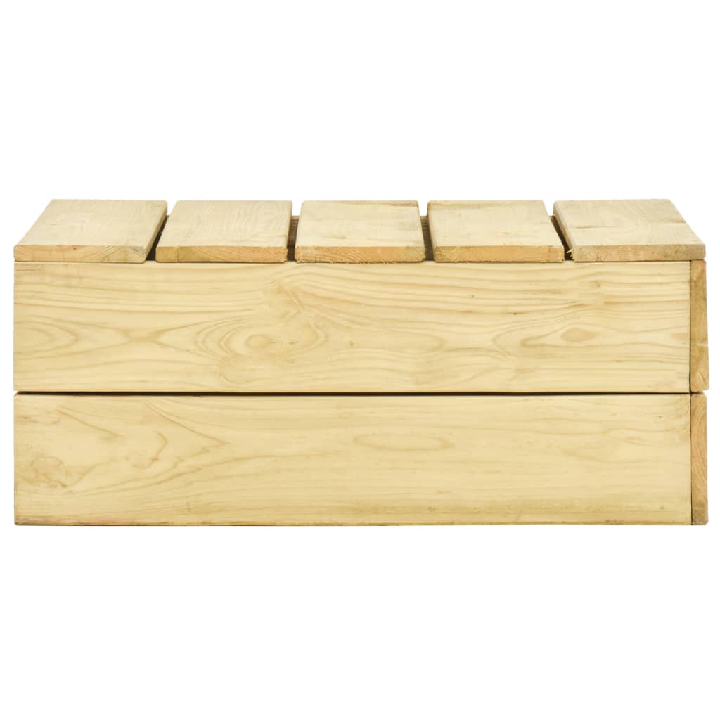 Set Divani da Giardino 2 pz in Legno di Pino Impregnato | homemem39