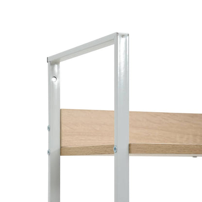 Scaffale Libri 3 Ripiani Rovere 60x27,6x90,5 Legno Multistrato | homemem39