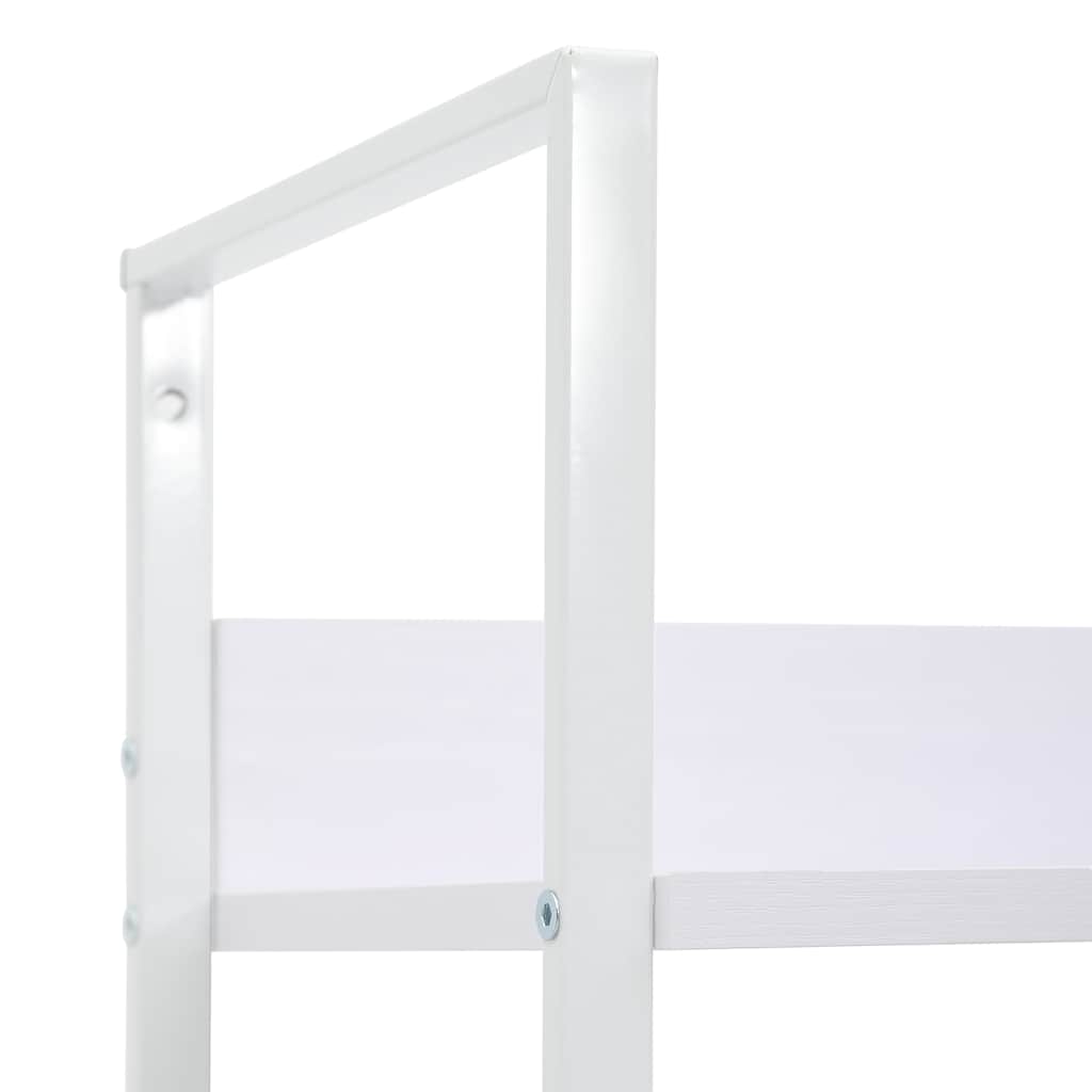 Scaffale Libri 5 Ripiani Bianco 60x27,6x158,5 Legno Multistrato | homemem39