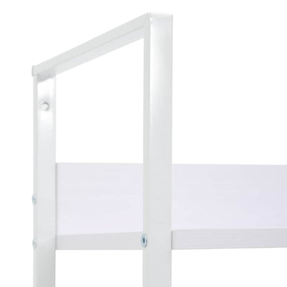 Scaffale Libri 5 Ripiani Bianco 60x27,6x158,5 Legno Multistrato | homemem39