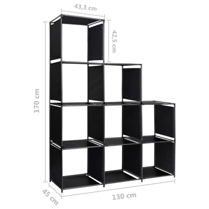 Scaffale a Gradini 130x45x170 cm in Tessuto | homemem39