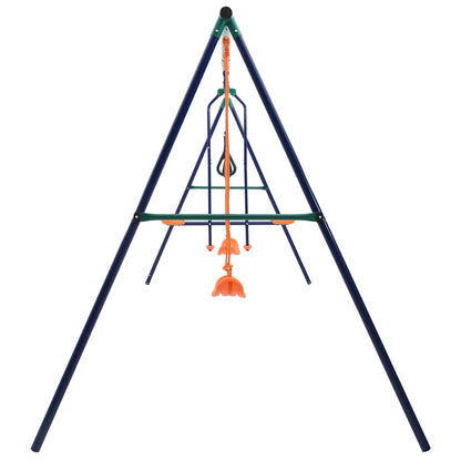 Set Altalene con Anelli per Ginnastica e 4 Sedili in Acciaio - homemem39