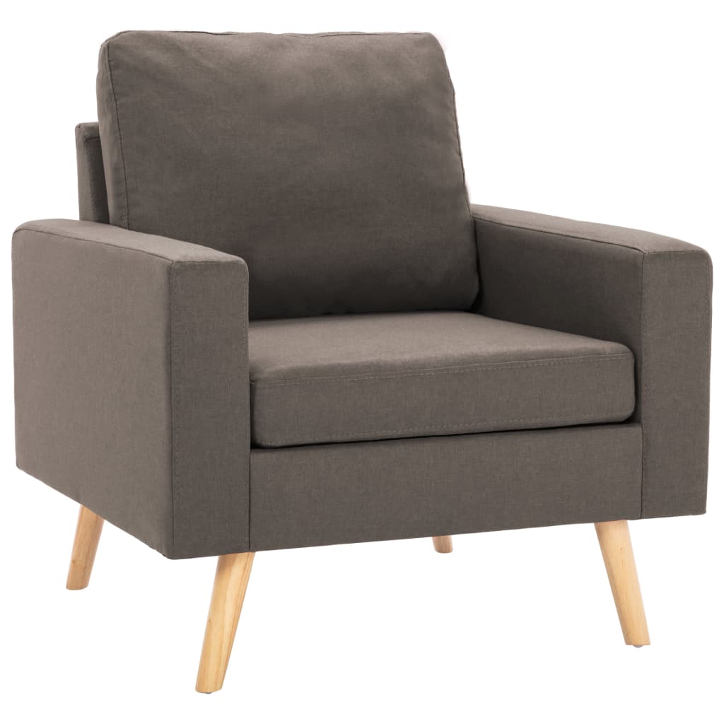 Dove Gray Armchair in Fabric
