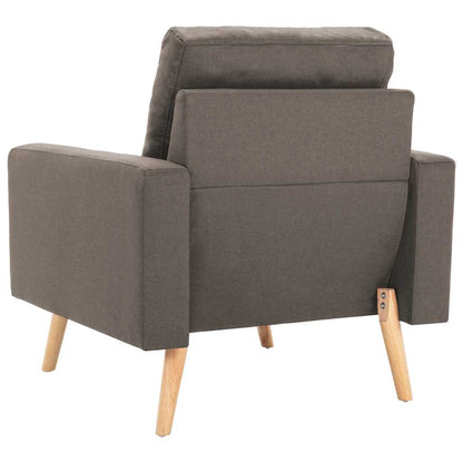 Dove Gray Armchair in Fabric