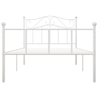 Giroletto Bianco in Metallo 100x200 cm | homemem39