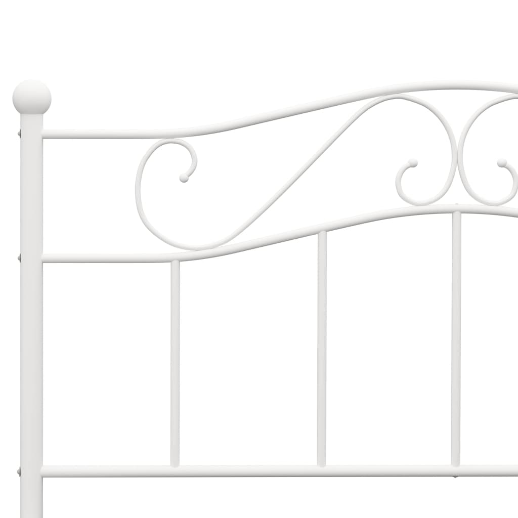 Giroletto Bianco in Metallo 120x200 cm | homemem39