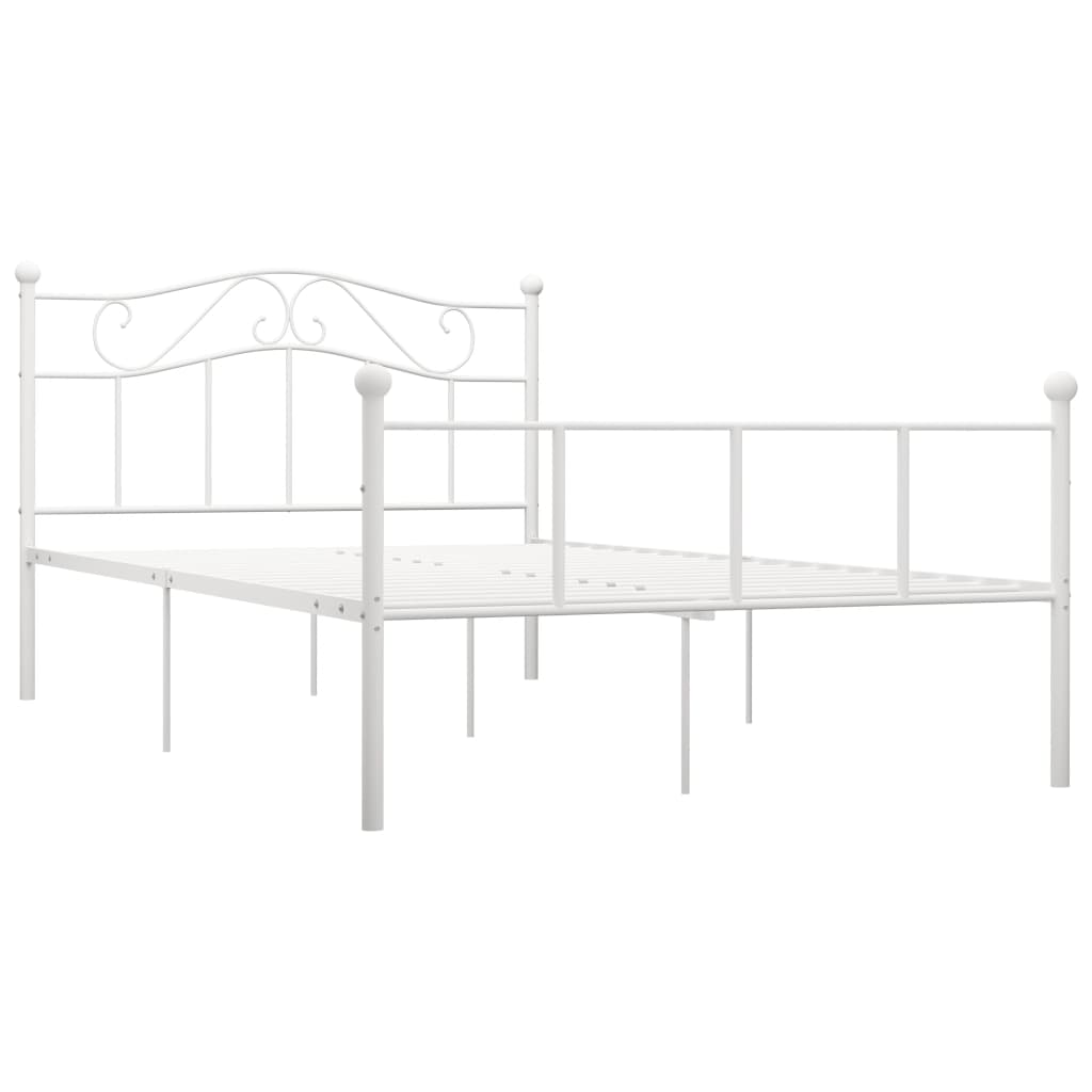 Giroletto Bianco in Metallo 160x200 cm | homemem39