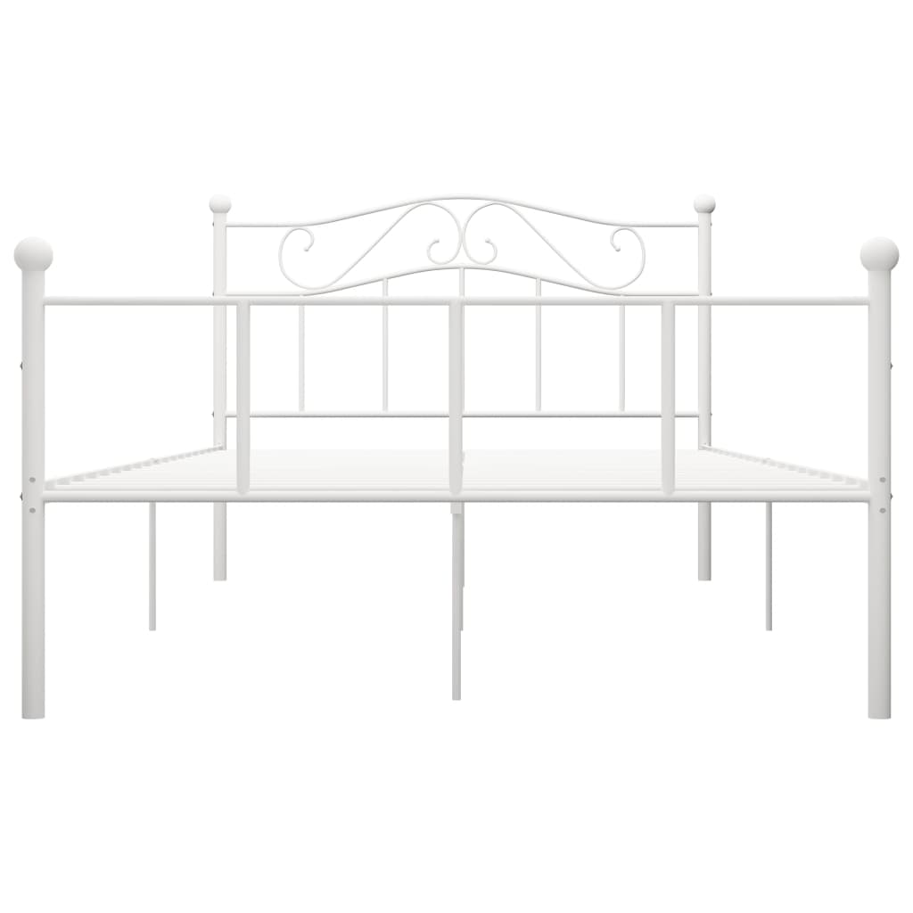 Giroletto Bianco in Metallo 160x200 cm | homemem39