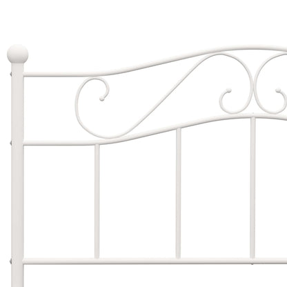 Giroletto Bianco in Metallo 160x200 cm | homemem39