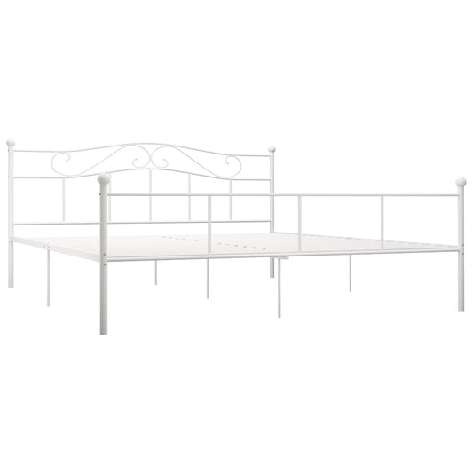 Giroletto Bianco in Metallo 180x200 cm | homemem39