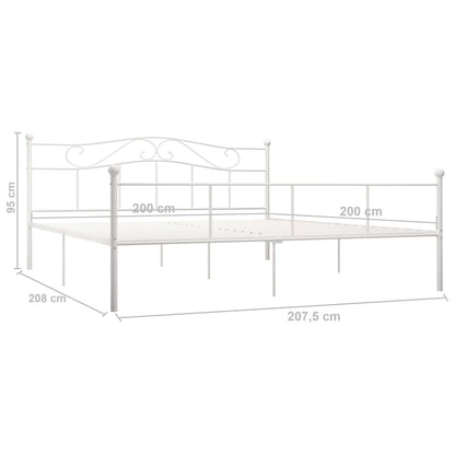 Giroletto Bianco in Metallo 200x200 cm | homemem39