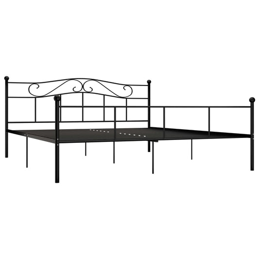 Giroletto Nero in Metallo 180x200 cm | homemem39
