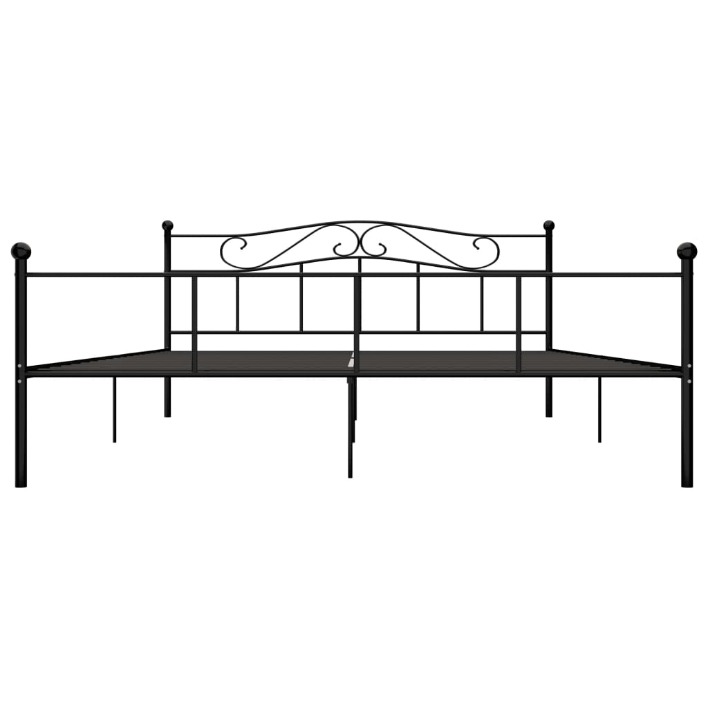 Giroletto Nero in Metallo 180x200 cm | homemem39