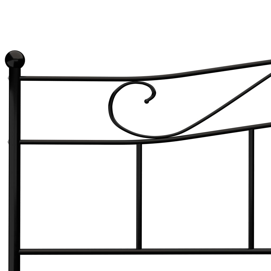 Giroletto Nero in Metallo 180x200 cm | homemem39