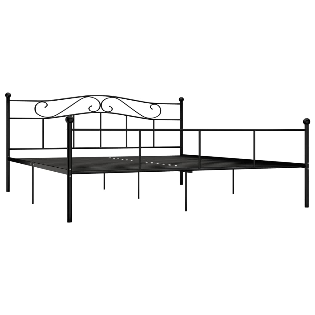 Giroletto Nero in Metallo 200x200 cm | homemem39