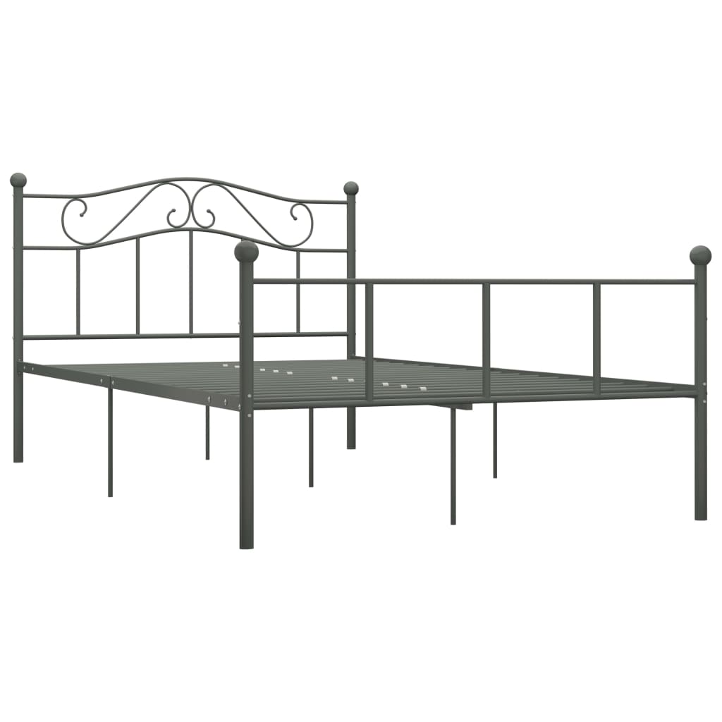 Giroletto Grigio in Metallo 160x200 cm | homemem39
