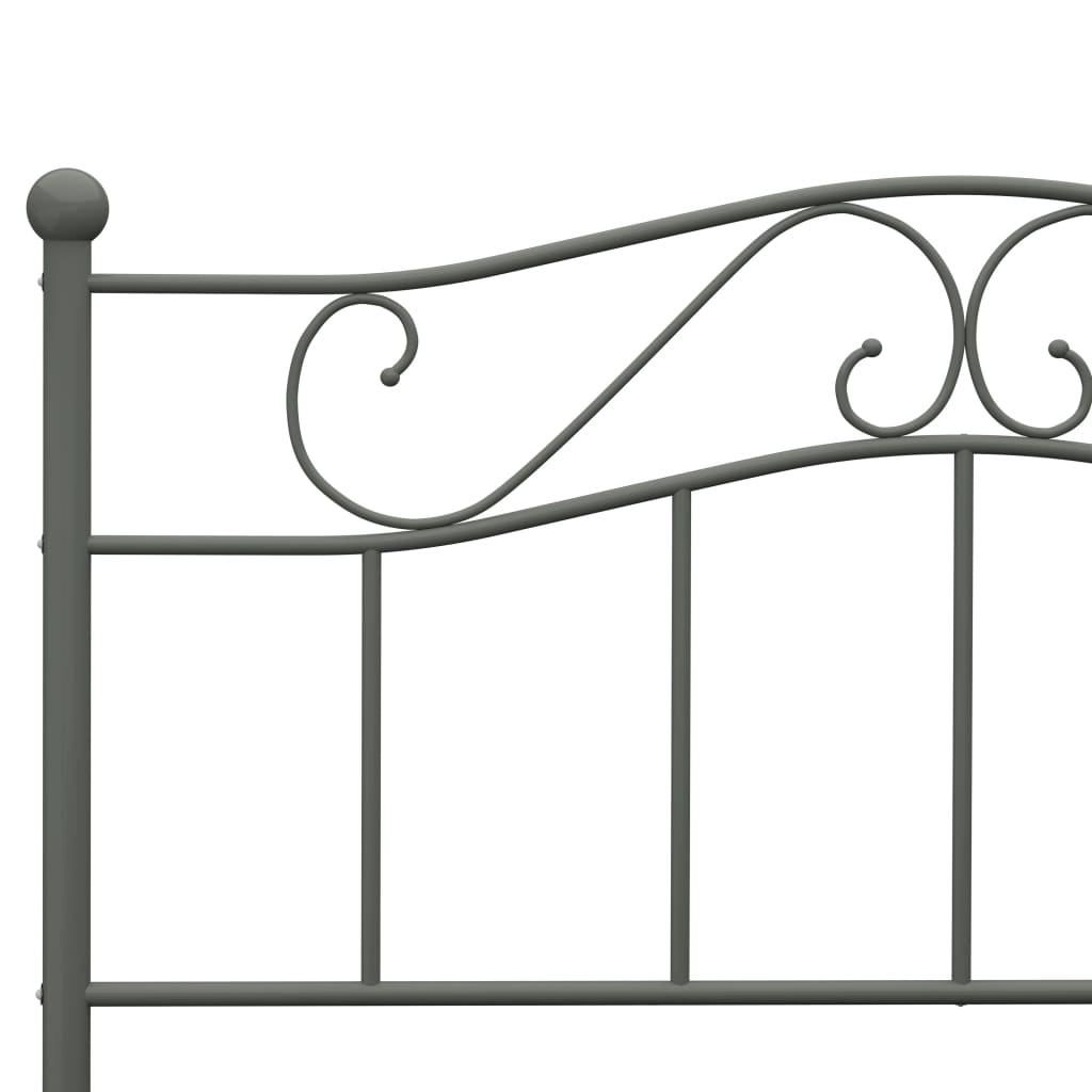Giroletto Grigio in Metallo 160x200 cm | homemem39