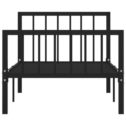 Giroletto Nero in Metallo 100x200 cm | homemem39