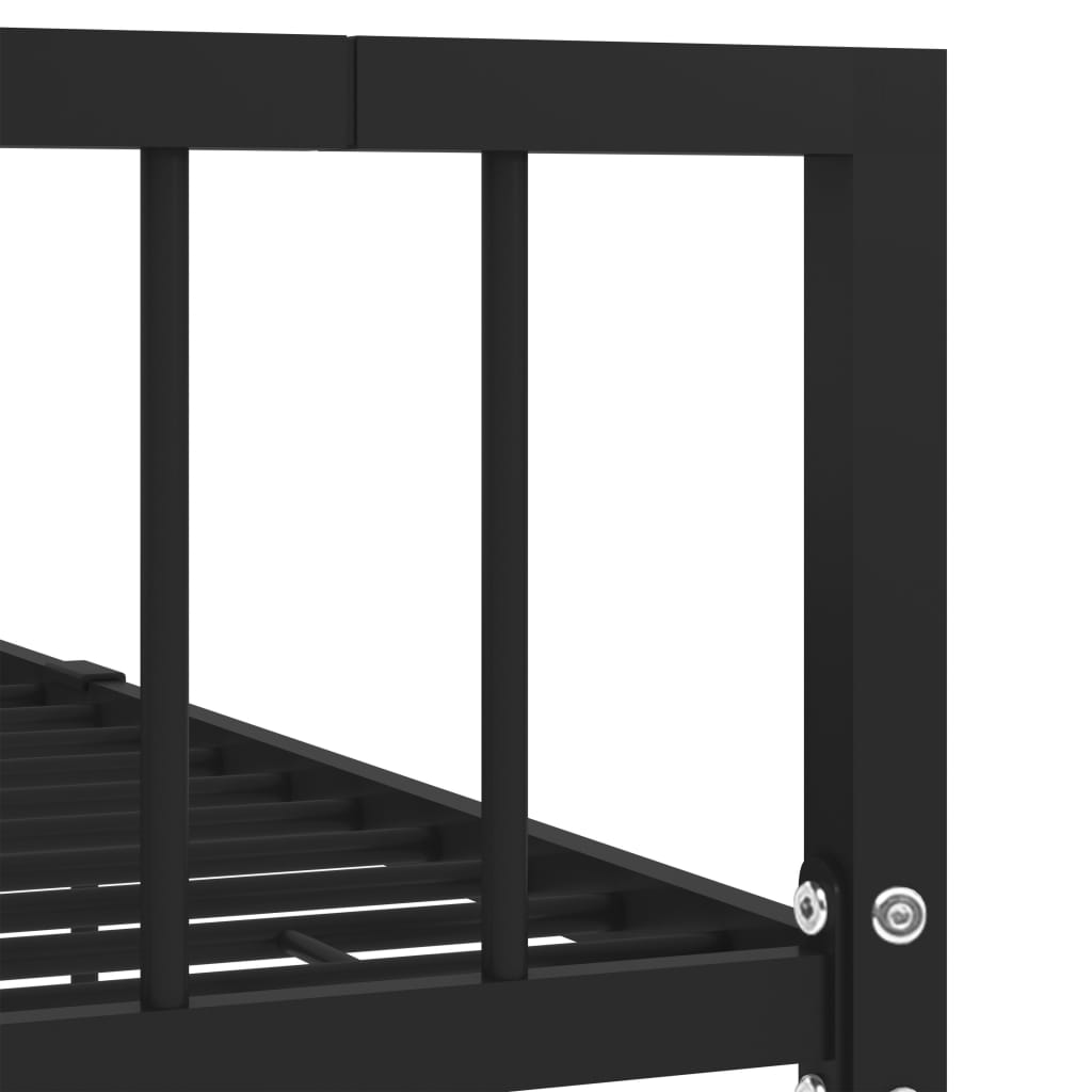 Giroletto Nero in Metallo 100x200 cm | homemem39