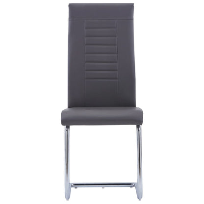 Set Sala da Pranzo 5 pz in Similpelle Grigio - homemem39