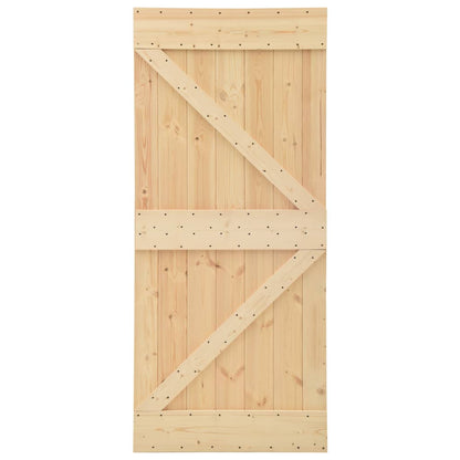 Porta 90x210 cm in Legno Massello di Pino - homemem39