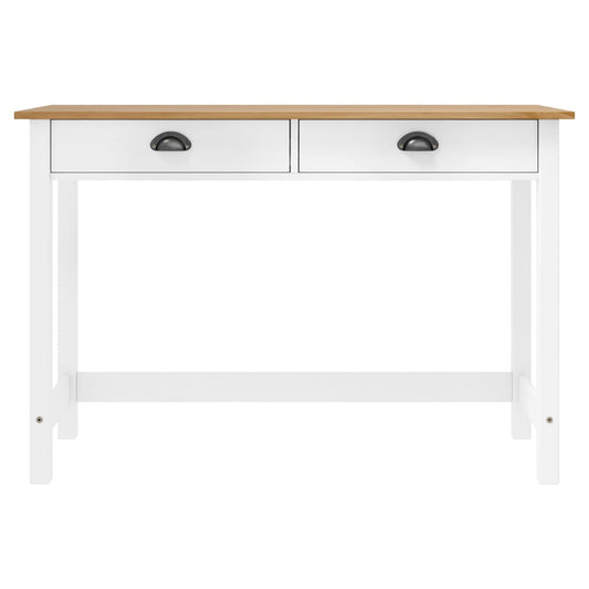 Consolle Hill con 2 Cassetti 110x45x74 cm in Massello di Pino - homemem39