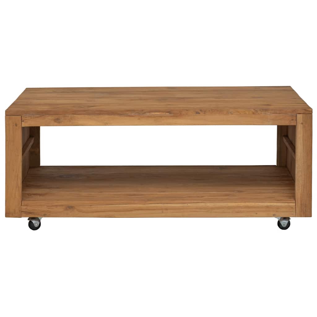 Tavolino da Salotto 110x60x40 cm in Legno Massello di Teak | homemem39