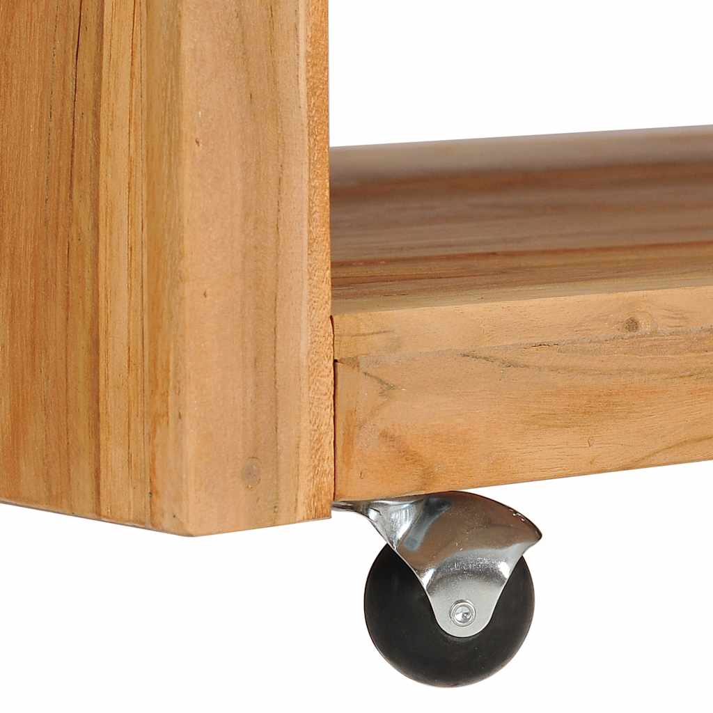 Tavolino da Salotto 110x60x40 cm in Legno Massello di Teak | homemem39