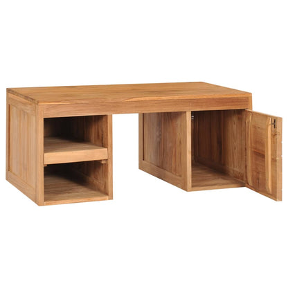Tavolino da Salotto 90x50x40 cm in Legno Massello di Teak | homemem39