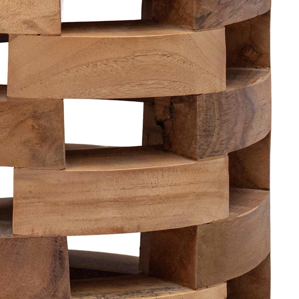 Comodino 30x30x45 cm in Legno Massello di Teak