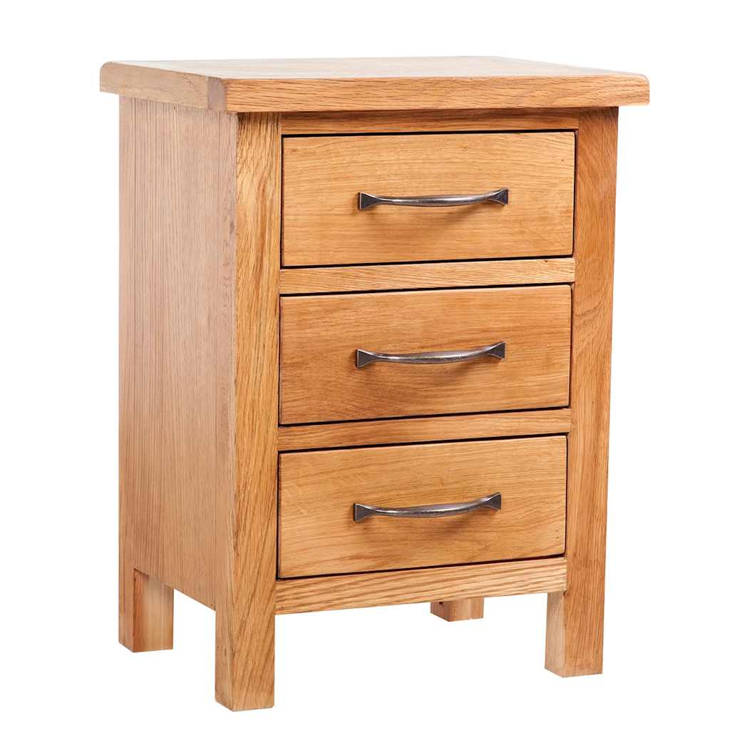 Comodini 2 pz 40x30x54 cm in Legno Massello di Rovere | homemem39