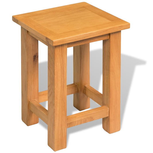 Tavolini da Salotto 2 pz 27x24x37 cm Legno Massello di Rovere - homemem39