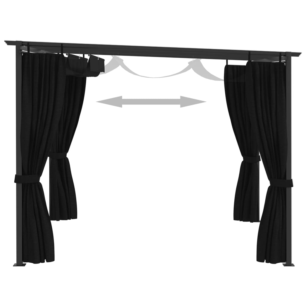 Gazebo 4x3 m Antracite | homemem39