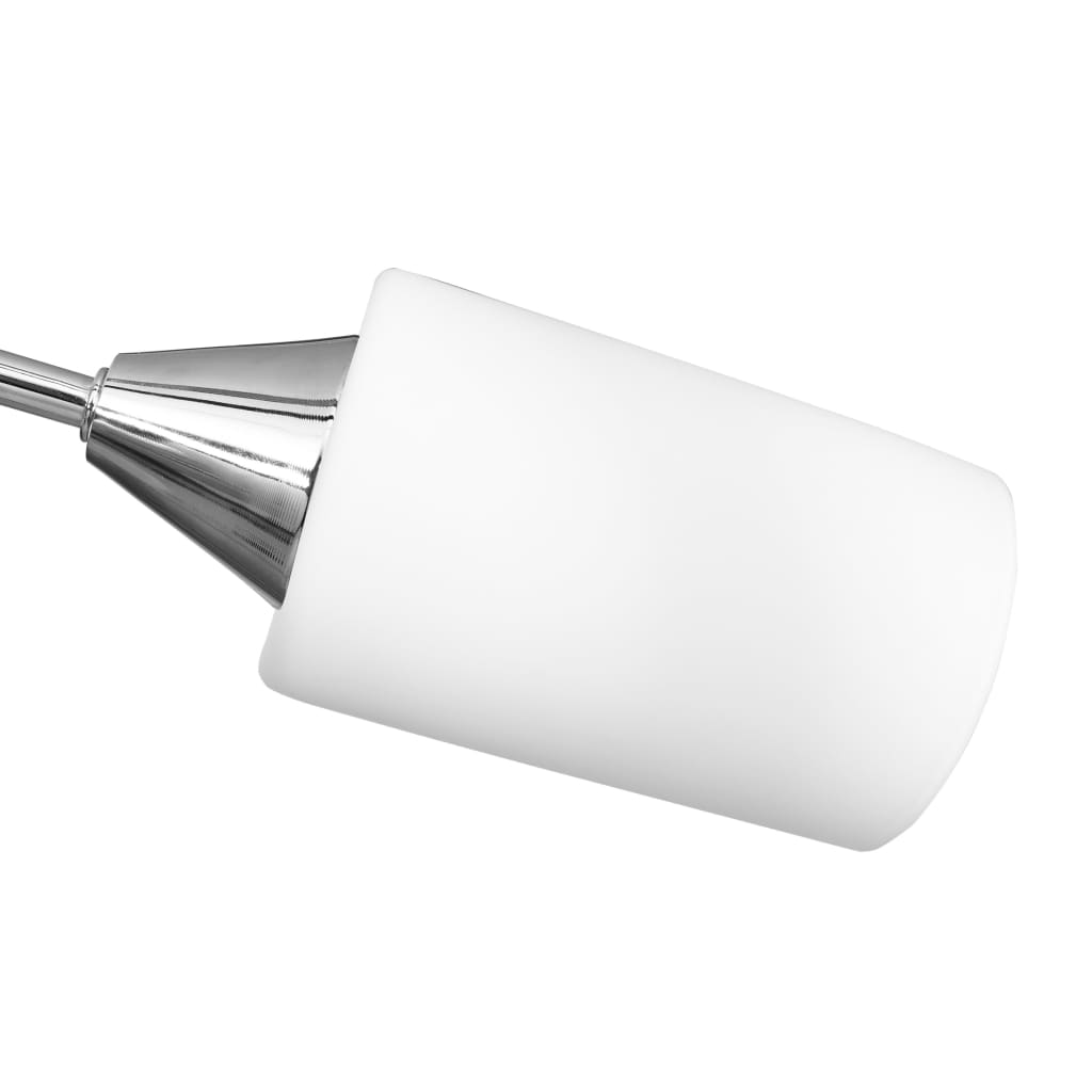 Lampadario Paralumi in Ceramica 5 Lampadine E14 Bianco a Cono | homemem39