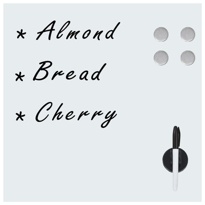 Lavagna Magnetica a Parete in Vetro 40x40 cm - homemem39