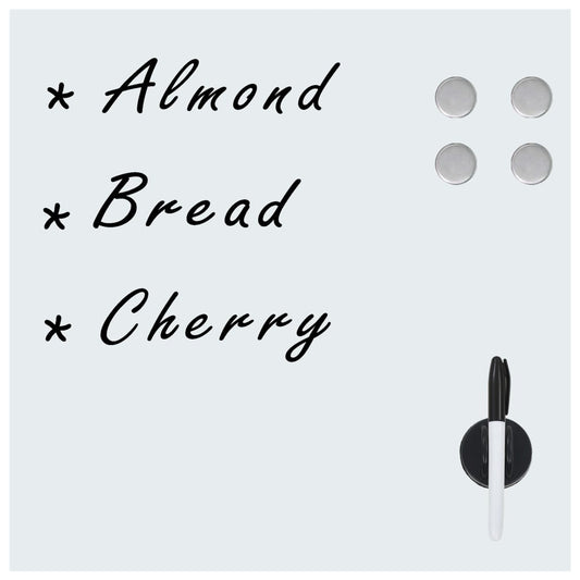 Lavagna Magnetica a Parete in Vetro 40x40 cm - homemem39