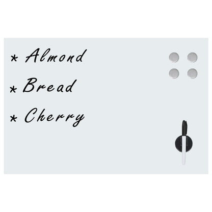 Lavagna Magnetica a Parete in Vetro 50x30 cm - homemem39