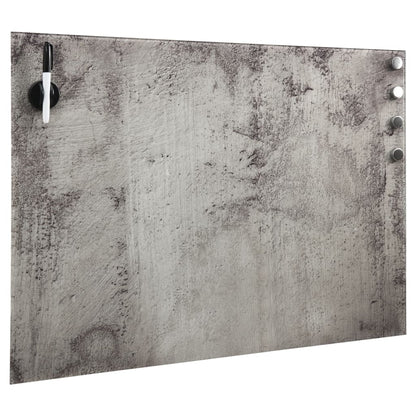 Lavagna Magnetica a Parete in Vetro 80x60 cm - homemem39