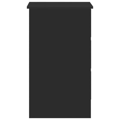 Scrivania Nera 90x45x76 cm in Legno Multistrato - homemem39