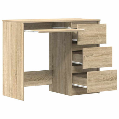 Scrivania Rovere Sonoma 90x45x76 cm in Legno Multistrato - homemem39