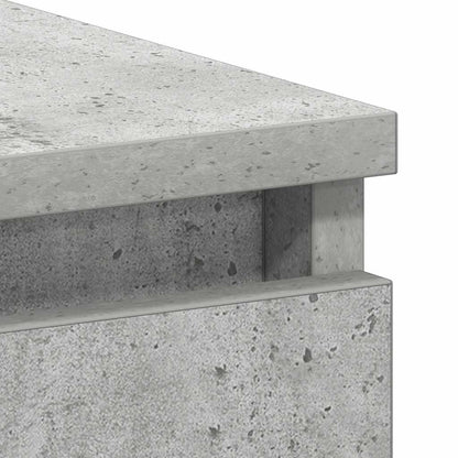 Scrivania Grigio Cemento 90x45x76 cm in Legno Multistrato - homemem39