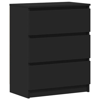 Credenza Nera 60x35x76 cm in Legno Multistrato | homemem39