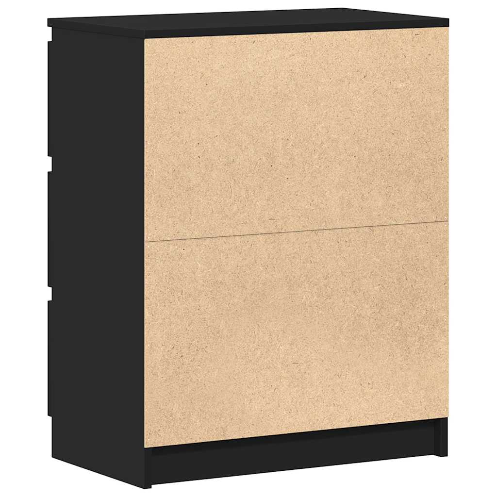 Credenza Nera 60x35x76 cm in Legno Multistrato | homemem39