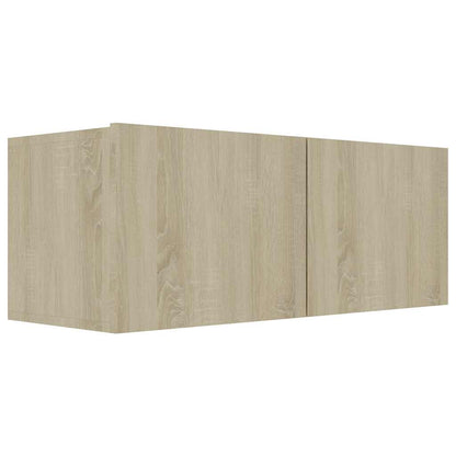 Mobile Porta TV Rovere Sonoma 80x30x30 cm in Legno Multistrato