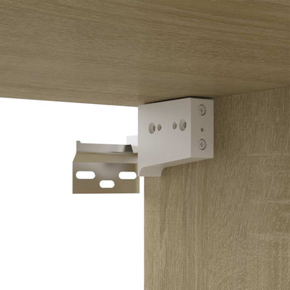 Mobile Porta TV Rovere Sonoma 80x30x30 cm in Legno Multistrato | homemem39
